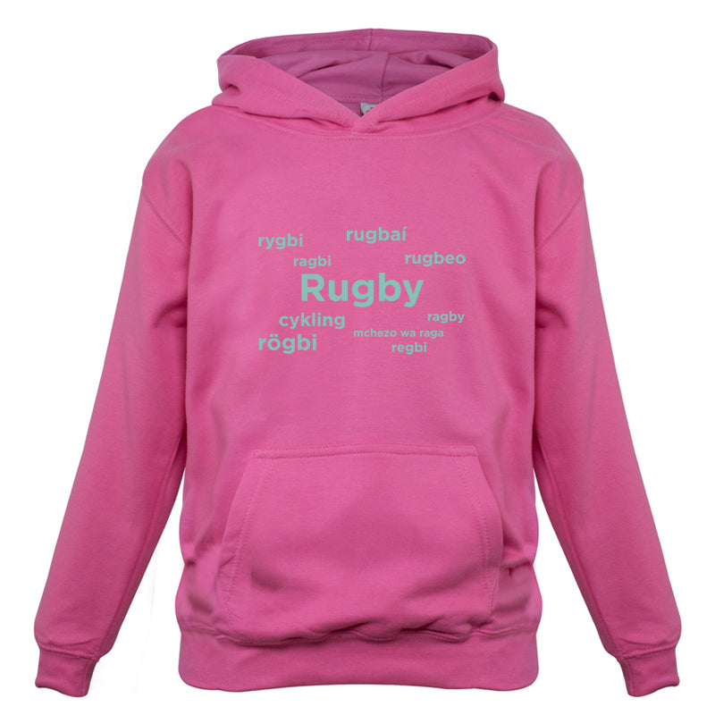Rugby Languages Kids T Shirt