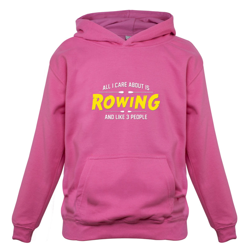 All I Care About Is Rowing Kids T Shirt