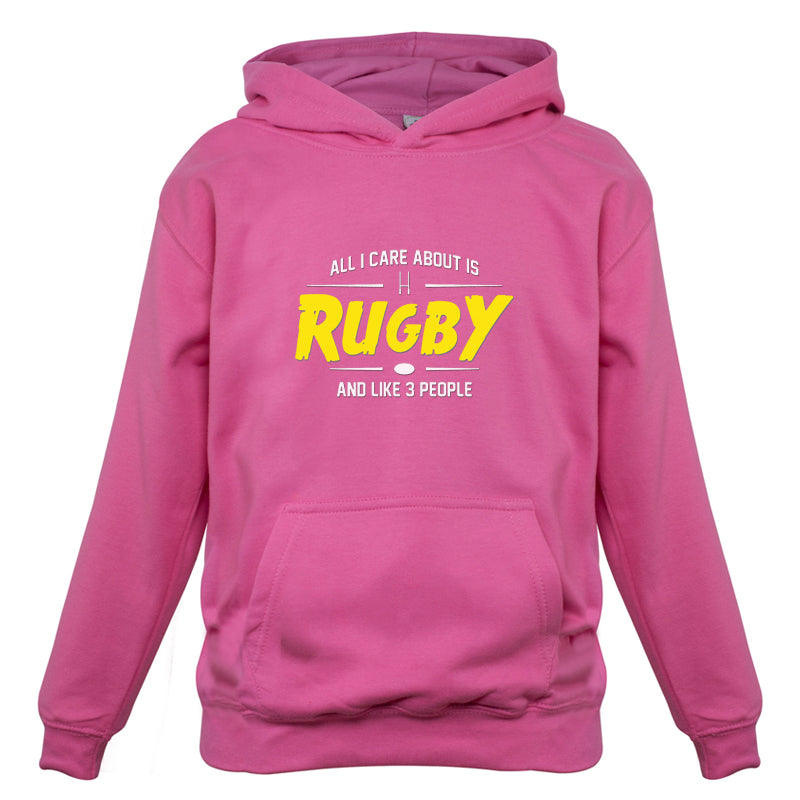 All I Care About Is Rugby Kids T Shirt