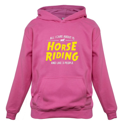 All I Care About Is Horse Riding Kids T Shirt