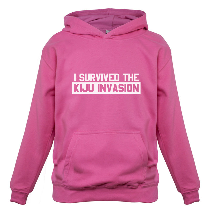 I Survived The Kaiju Invasion Kids T Shirt