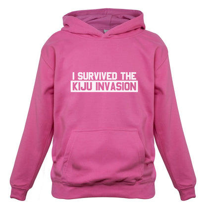 I Survived The Kaiju Invasion Kids T Shirt