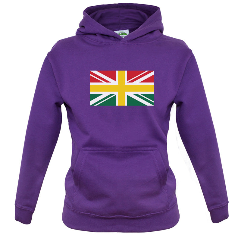 Ghanaian Union Jack Flag Kids T Shirt