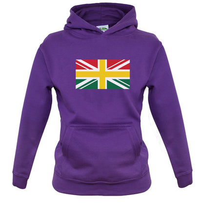 Ghanaian Union Jack Flag Kids T Shirt