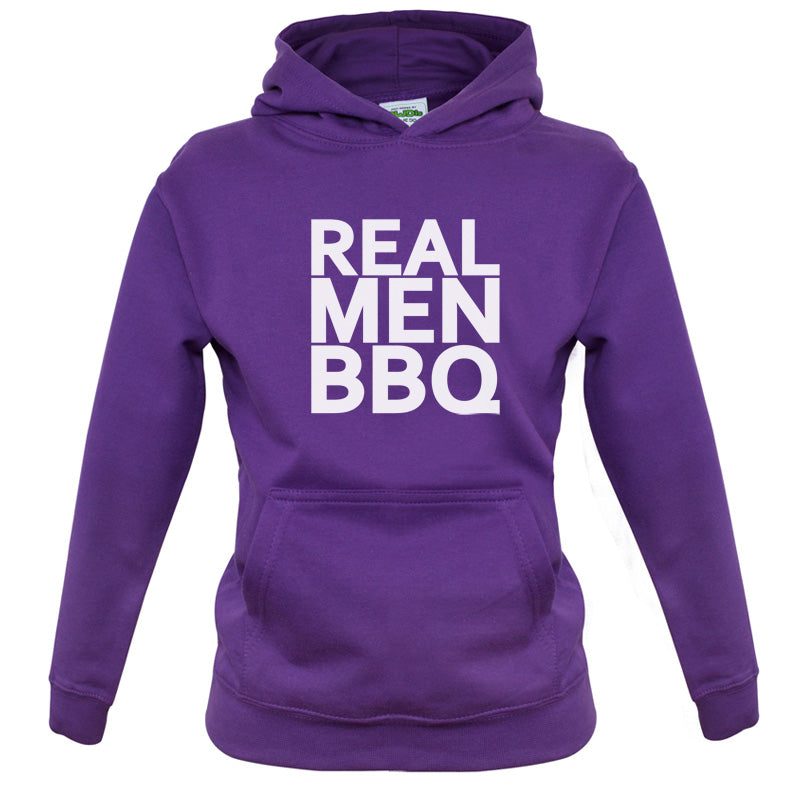 Real Men BBQ Kids T Shirt