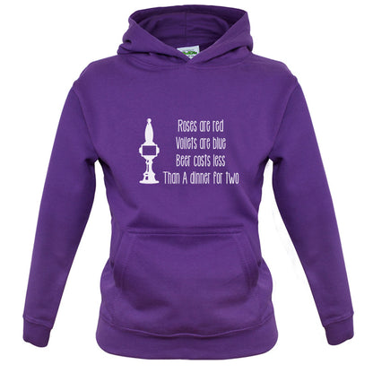 Roses Are Red Beer Costs Less Than Dinner For Two Kids T Shirt