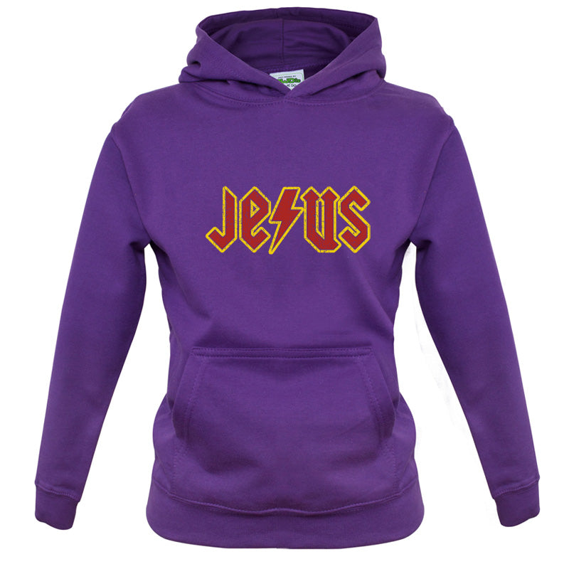 Jesus Rock Style Kids T Shirt