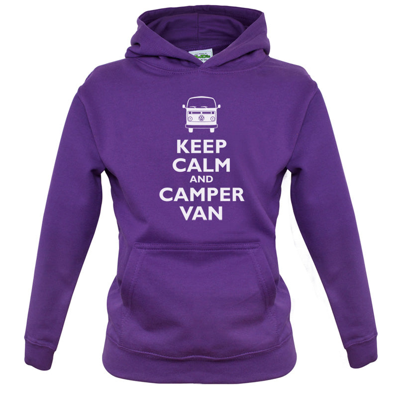 Keep Calm and Camper Van Kids T Shirt