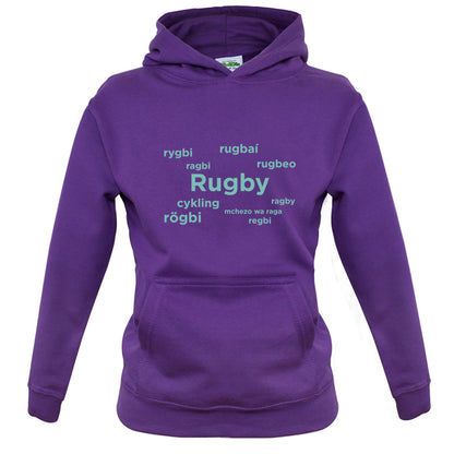 Rugby Languages Kids T Shirt