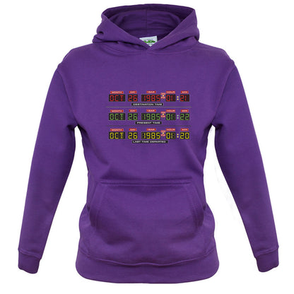 Deloreon Time Machine Circuits Kids T Shirt