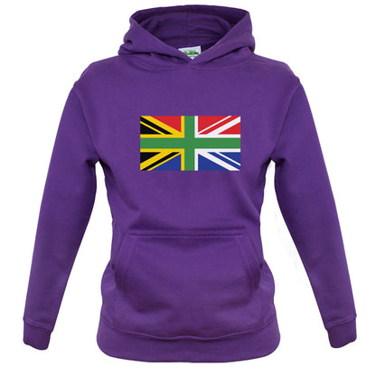 South African Union Jack Flag Kids T Shirt