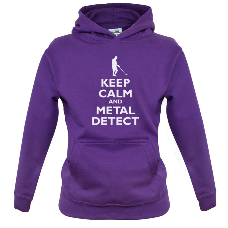 Keep Calm and Metal Detect Kids T Shirt
