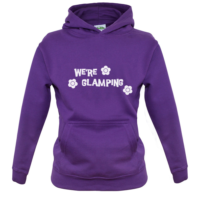 We're Glamping Kids T Shirt