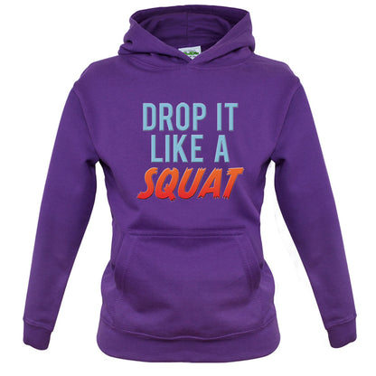 Drop It Like A Squat Kids T Shirt