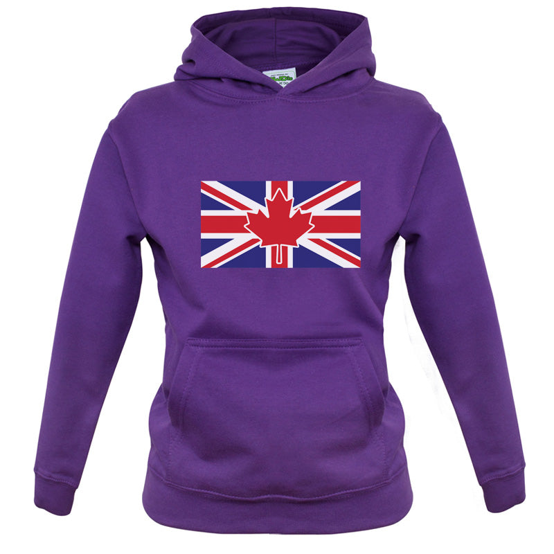Canadian Union Jack Flag Kids T Shirt
