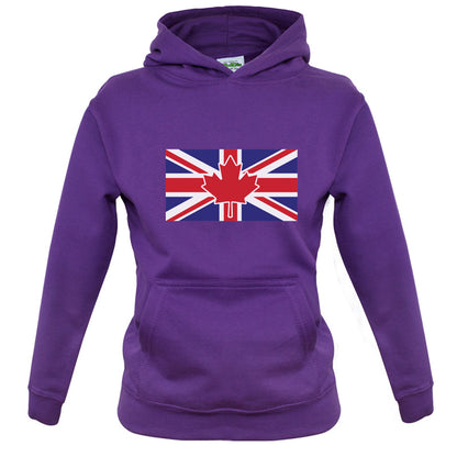 Canadian Union Jack Flag Kids T Shirt