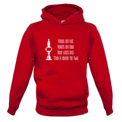 Roses Are Red Beer Costs Less Than Dinner For Two Kids T Shirt