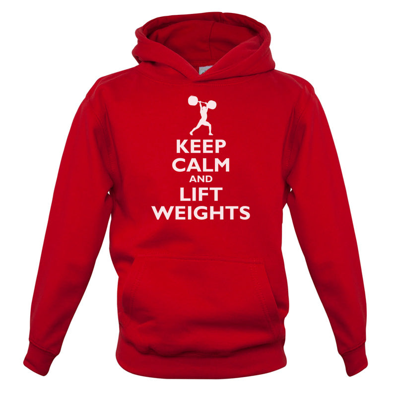 Keep Calm and Lift Weights Kids T Shirt
