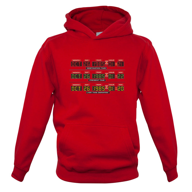 Deloreon Time Machine Circuits Kids T Shirt