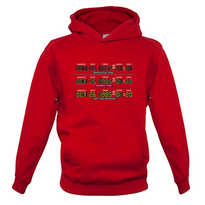 Deloreon Time Machine Circuits Kids T Shirt