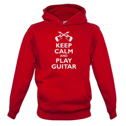 Keep Calm and Play Guitar Kids T Shirt