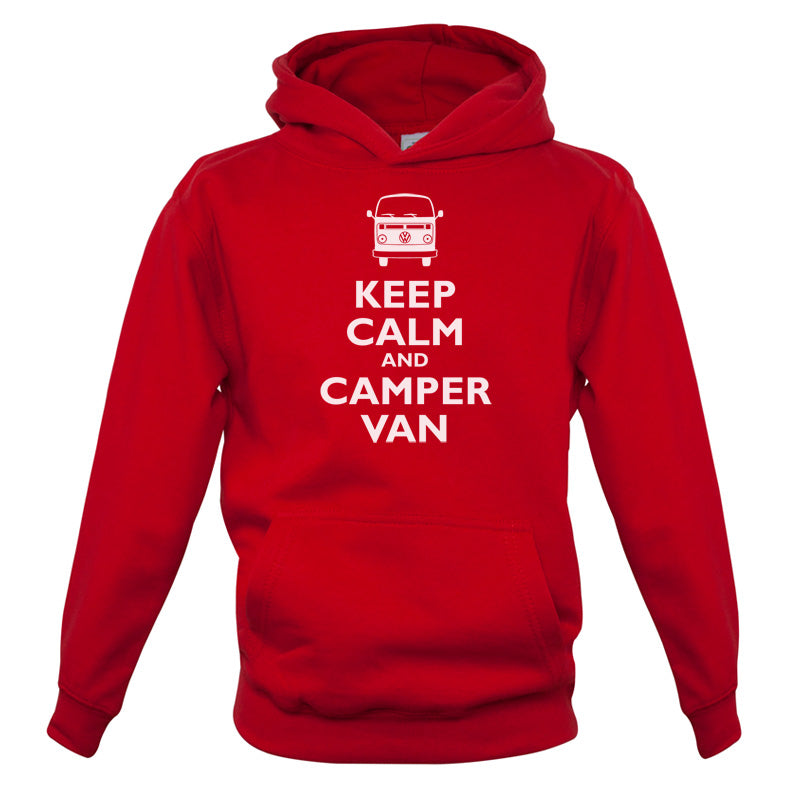 Keep Calm and Camper Van Kids T Shirt