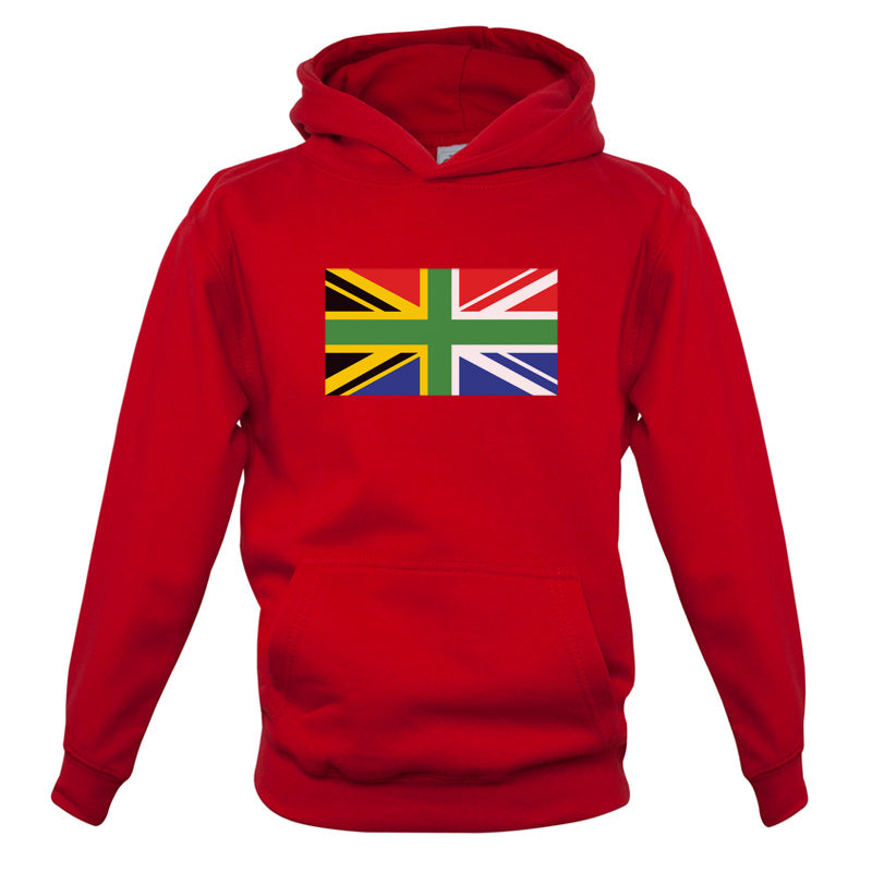 South African Union Jack Flag Kids T Shirt