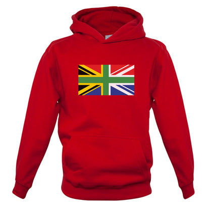South African Union Jack Flag Kids T Shirt