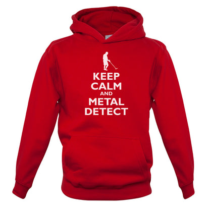 Keep Calm and Metal Detect Kids T Shirt