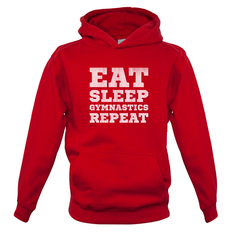 Eat Sleep Gymnastics Repeat Kids T Shirt