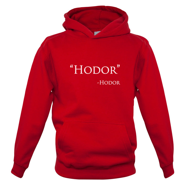 Hodor Hodor Quote Kids T Shirt