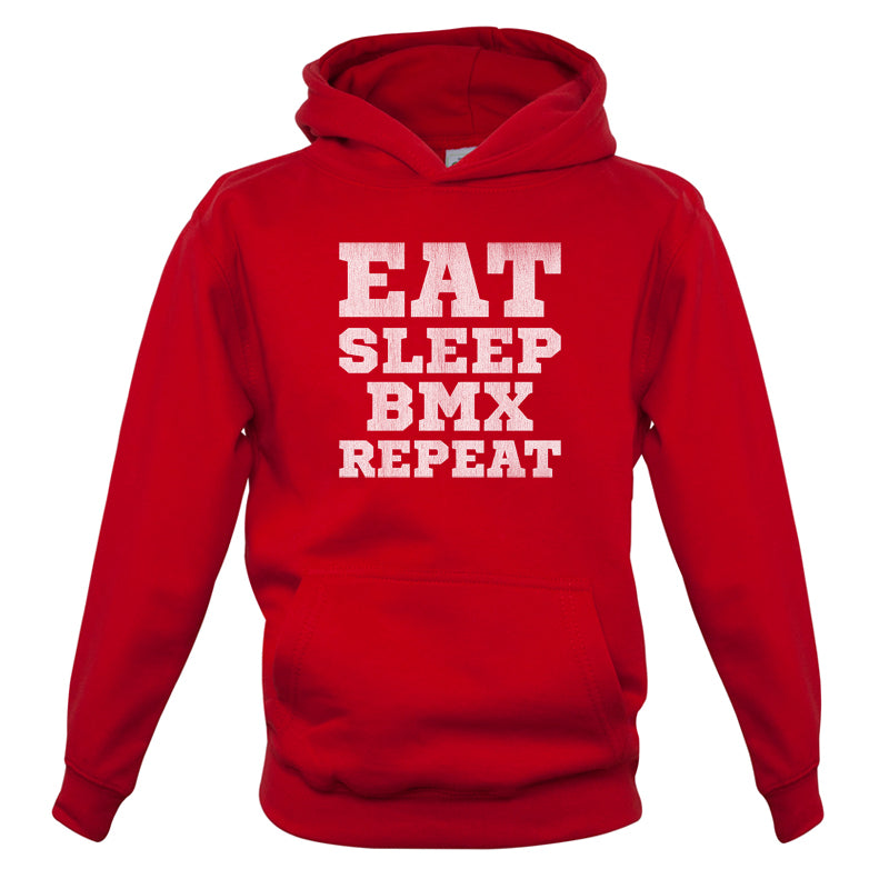 Eat Sleep BMX Repeat Kids T Shirt