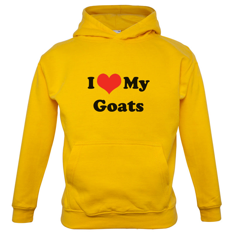 I Love My Goats Kids T Shirt