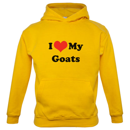 I Love My Goats Kids T Shirt