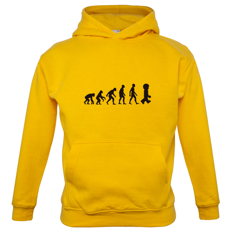 Evolution Of Man Master Builder Kids T Shirt