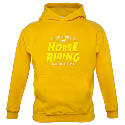 All I Care About Is Horse Riding Kids T Shirt
