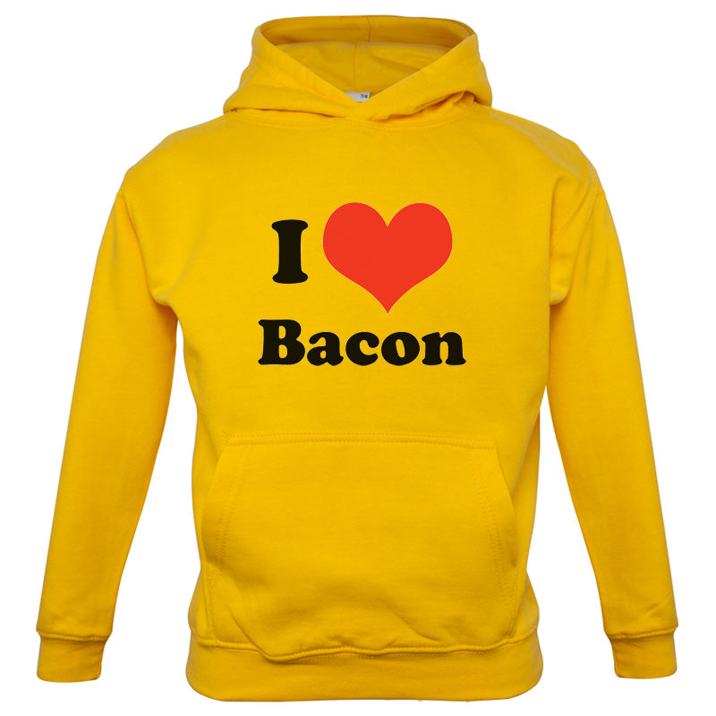 I Love Bacon Kids T Shirt
