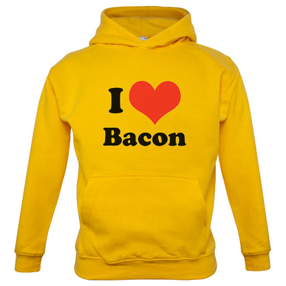 I Love Bacon Kids T Shirt
