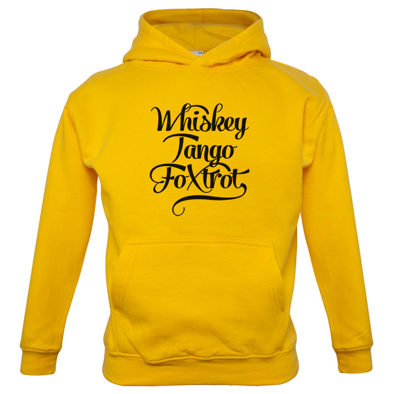 Whiskey Tango Foxtrot Kids T Shirt