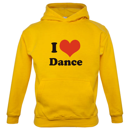 I Love Dance Kids T Shirt