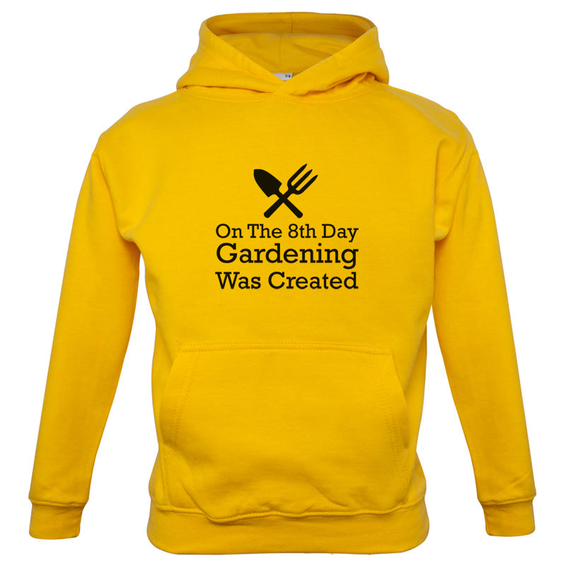 On The 8th Day Gardening Was Created Kids T Shirt