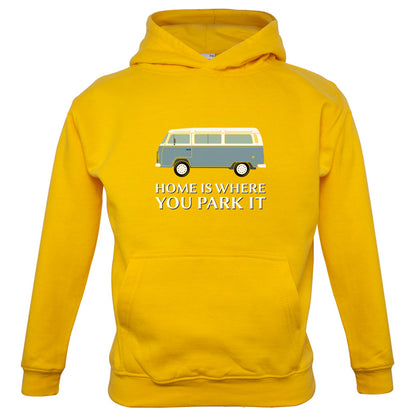 Home Is Where You Park It Kids T Shirt