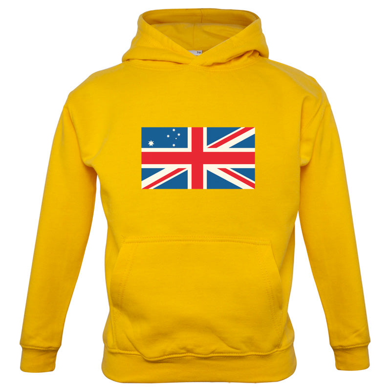 Australian Union Jack Flag Kids T Shirt
