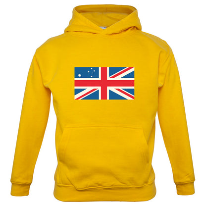 Australian Union Jack Flag Kids T Shirt