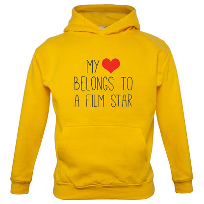 My Heart Belongs To A Film Star Kids T Shirt