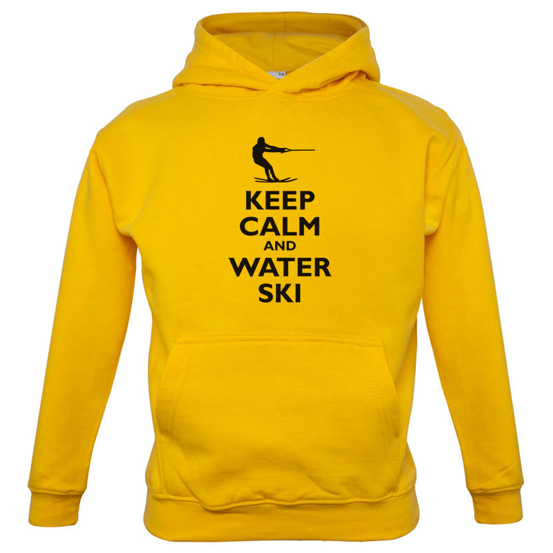 Keep Calm and Water Ski Kids T Shirt