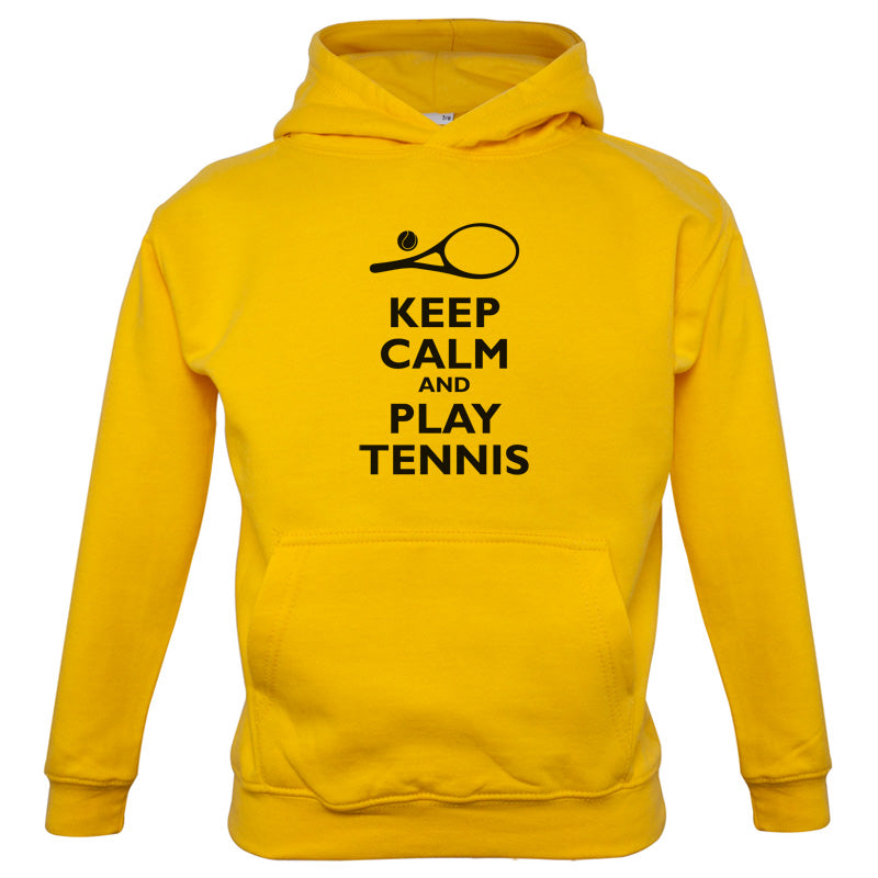 Keep Calm and Play Tennis Kids T Shirt