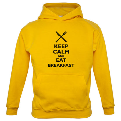 Keep Calm and Eat Breakfast Kids T Shirt