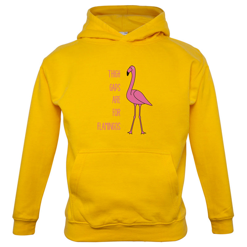 Thigh Gaps Are For Flamingos Kids T Shirt