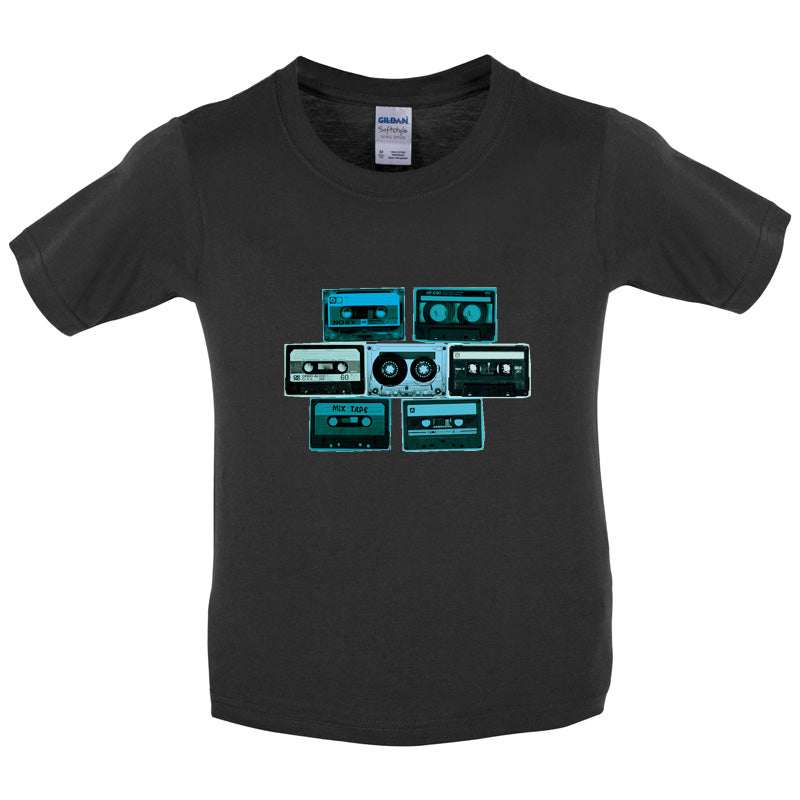 Cassette Tapes Kids T Shirt